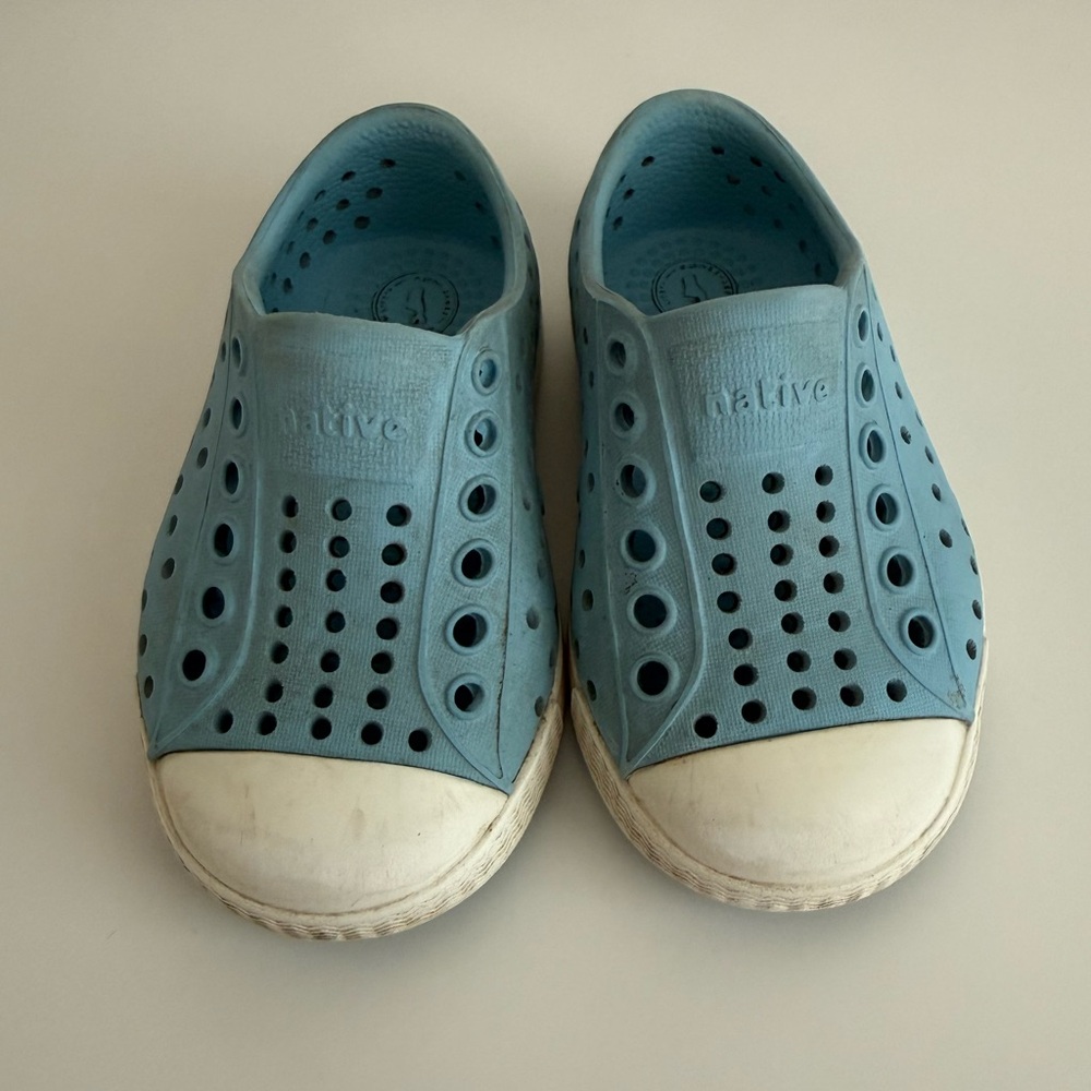 Native Jefferson Toddler/Baby shoe in Blue